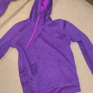 Purple adidas hoodie